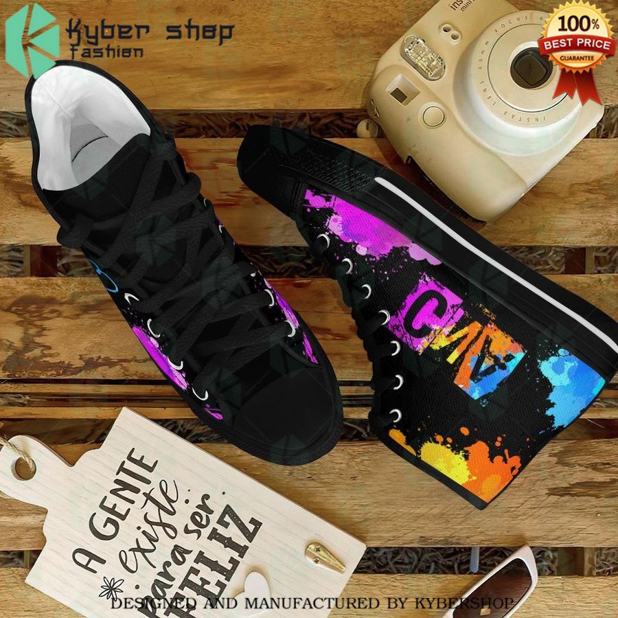 cna color canvas high top shoes 2 94