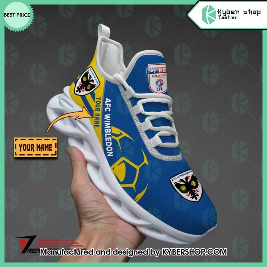 custom afc wimbledon max soul shoes 1 18