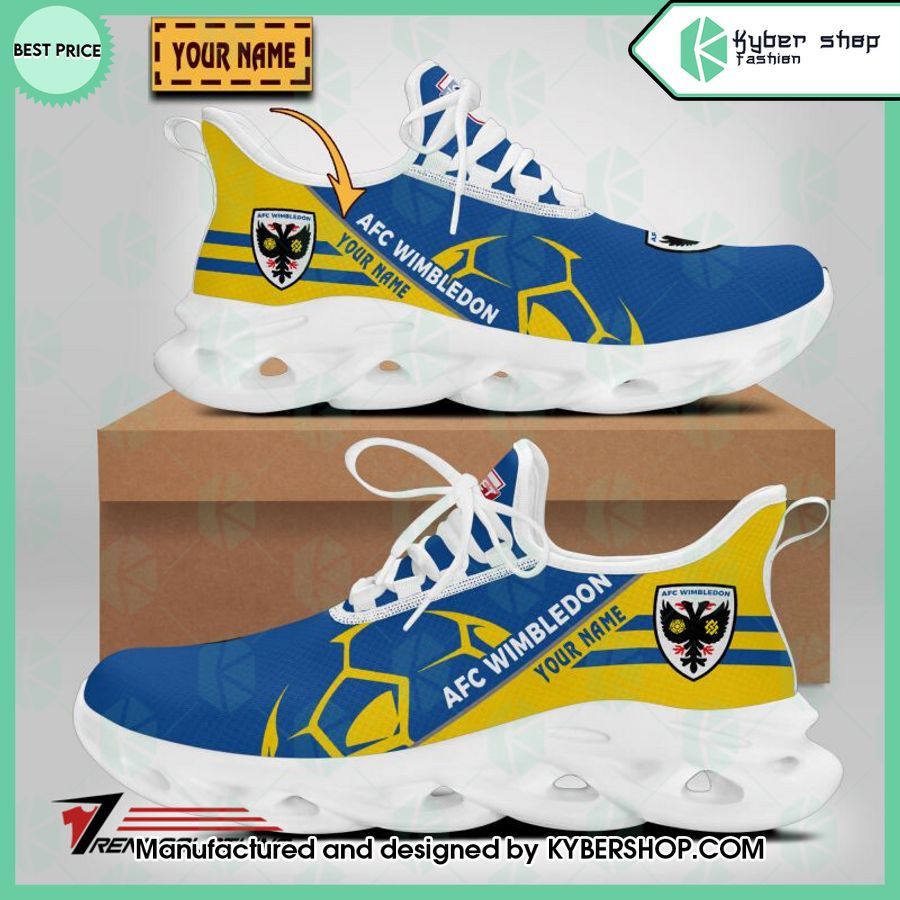 custom afc wimbledon max soul shoes 2 42