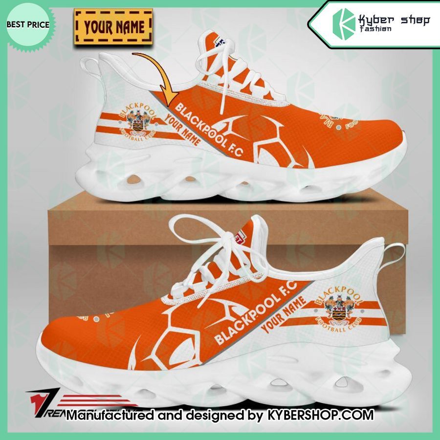 custom blackpool fc max soul shoes 2 996