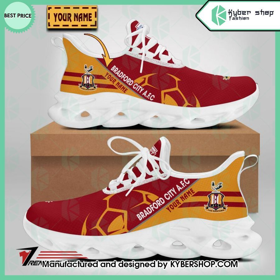 custom bradford city max soul shoes 2 436