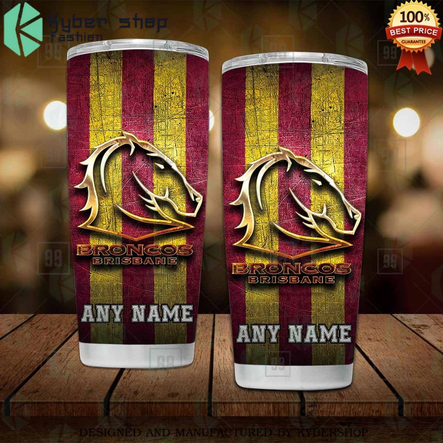 custom brisbane broncos tumbler 2 233