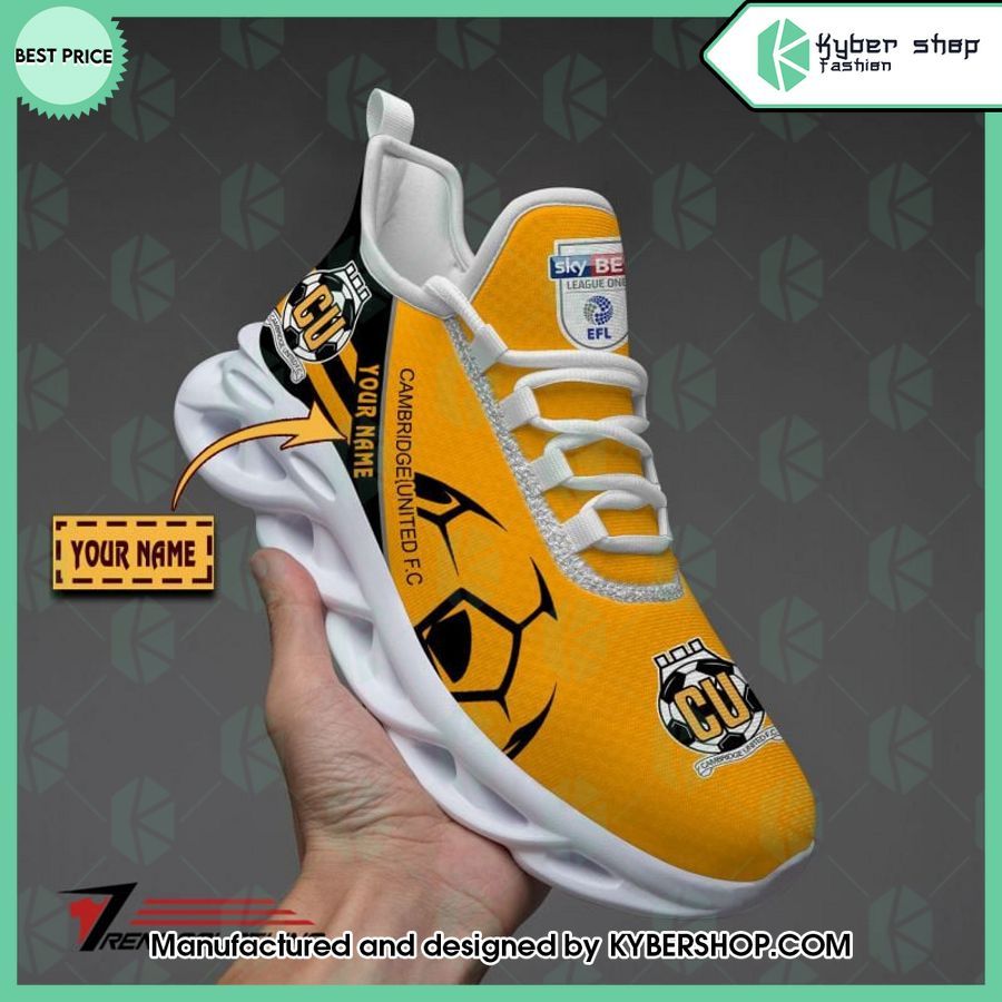 custom cambridge united fc max soul shoes 1 88