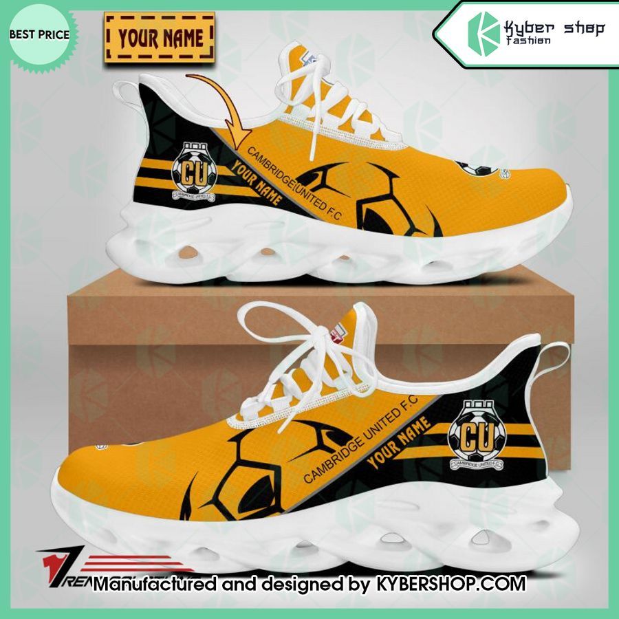 custom cambridge united fc max soul shoes 2 730