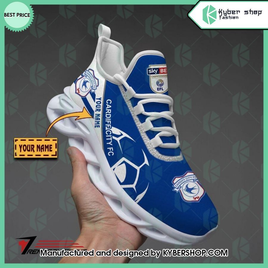 custom cardiff city fc max soul shoes 1 991