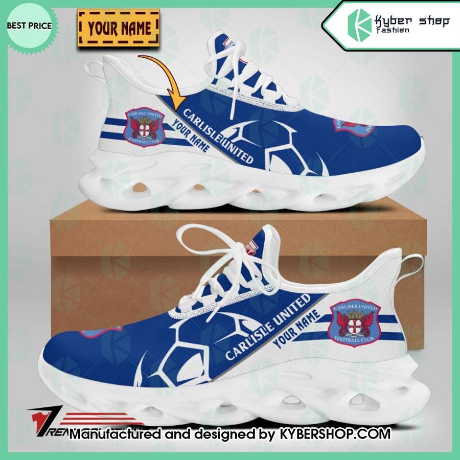 custom carlisle united max soul shoes 2 382