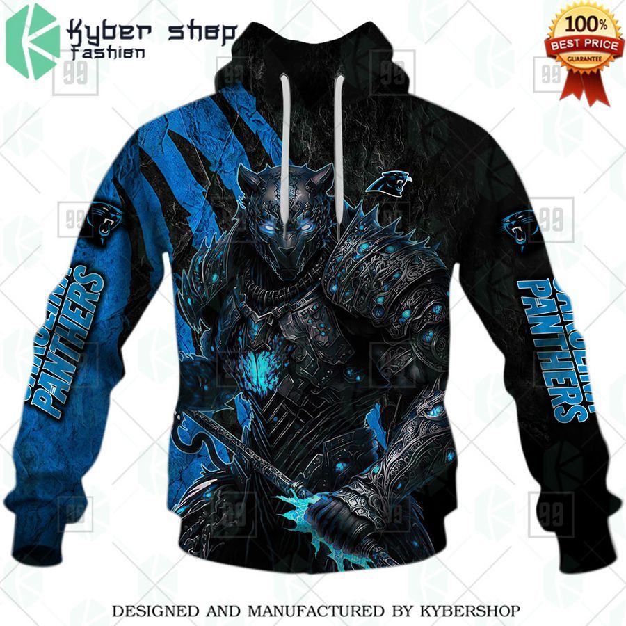 custom carolina panthers warrior hoodie 2 829