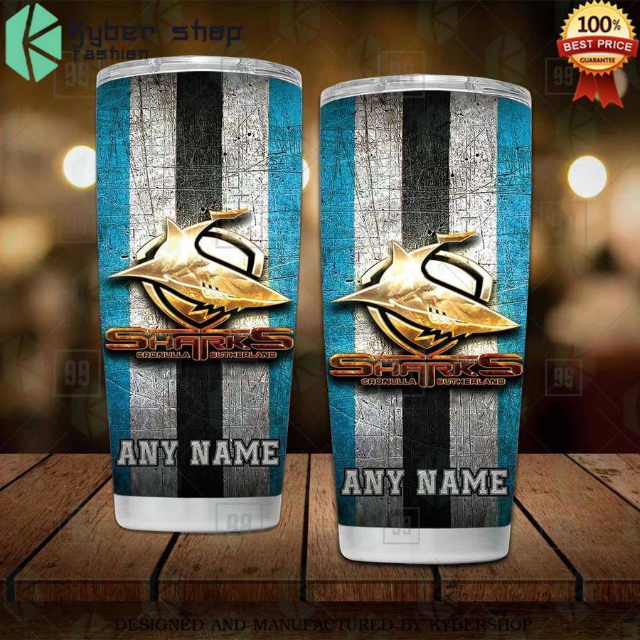 custom cronulla sutherland sharks tumbler 2 219