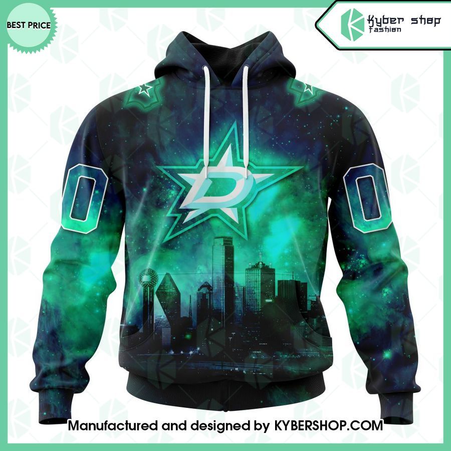 custom dallas stars night sky galaxy hoodie 1 955