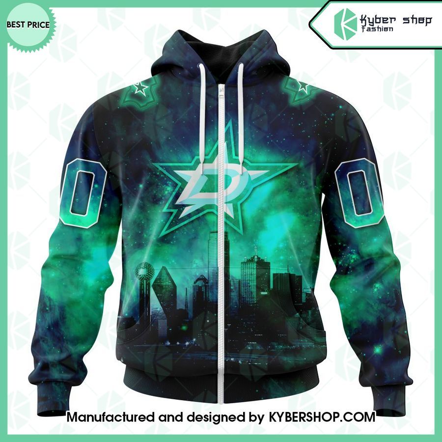 custom dallas stars night sky galaxy hoodie 2 383