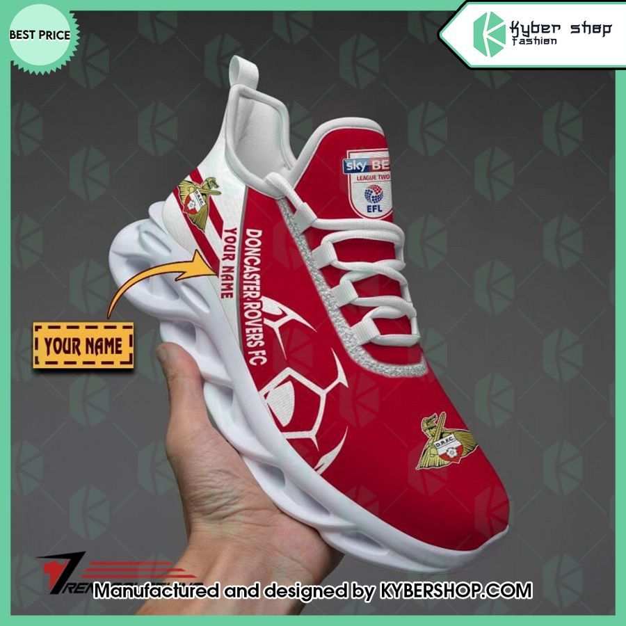 custom doncaster rovers max soul shoes 1 153