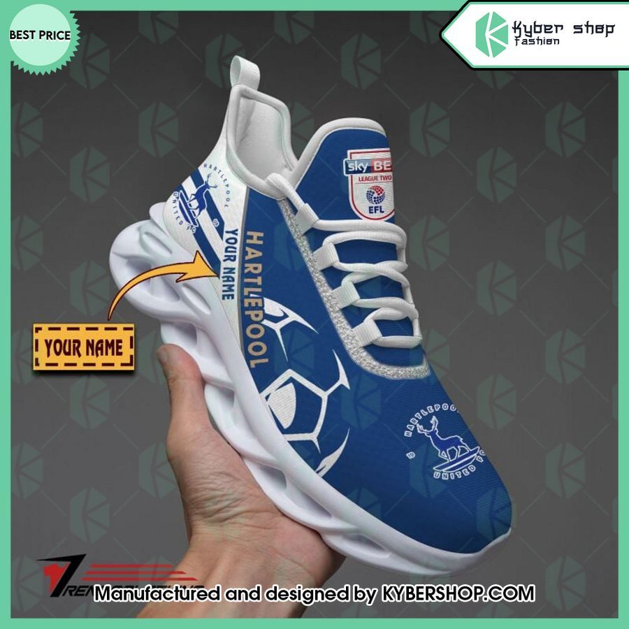 custom hartlepool united max soul shoes 1 240