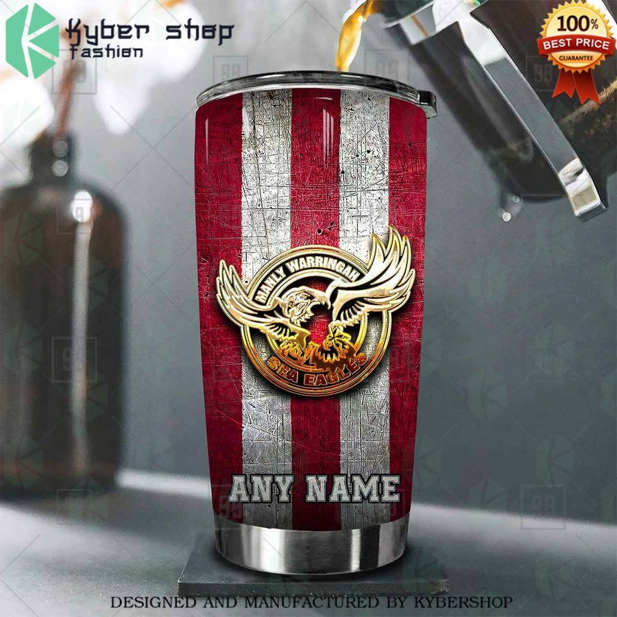 custom manly warringah sea eagles tumbler 1 366