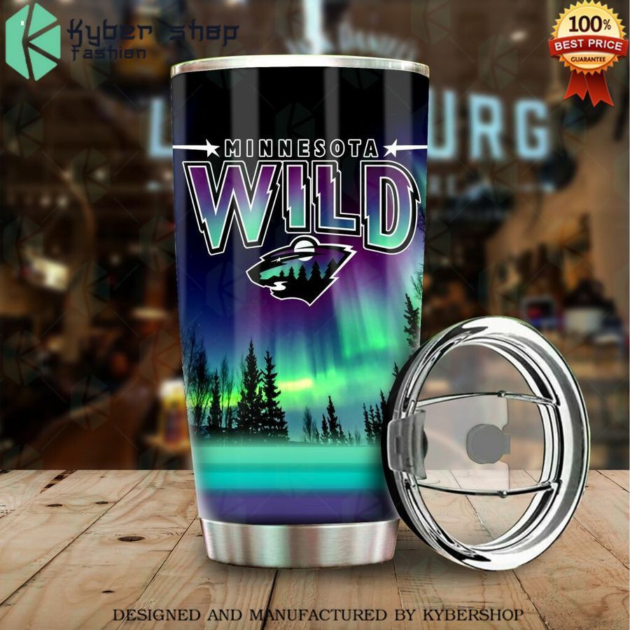 custom minnesota wild northern light tumbler 3