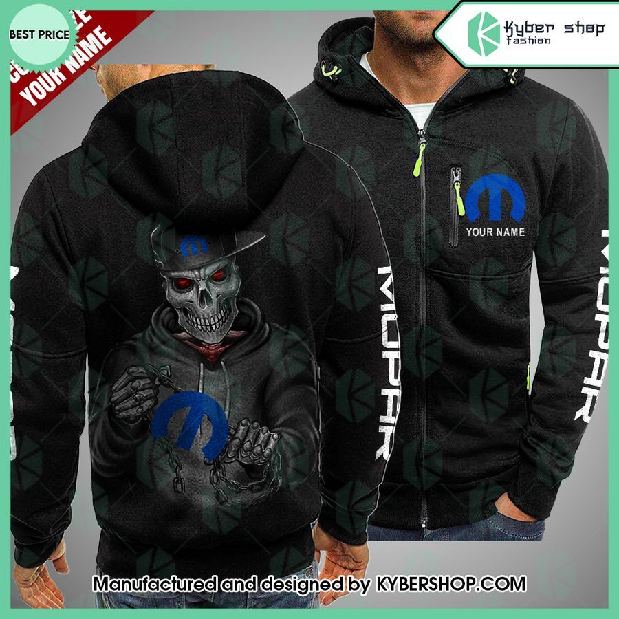 custom mopar skull chest pocket hoodie 1 422