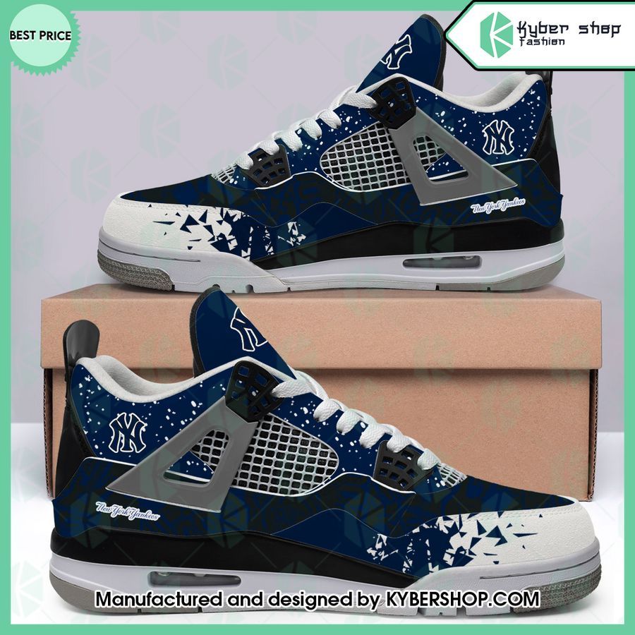 custom new york yankees air jordan 4 shoes 1 166