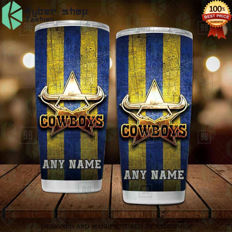 custom north queensland cowboys tumbler 2 697