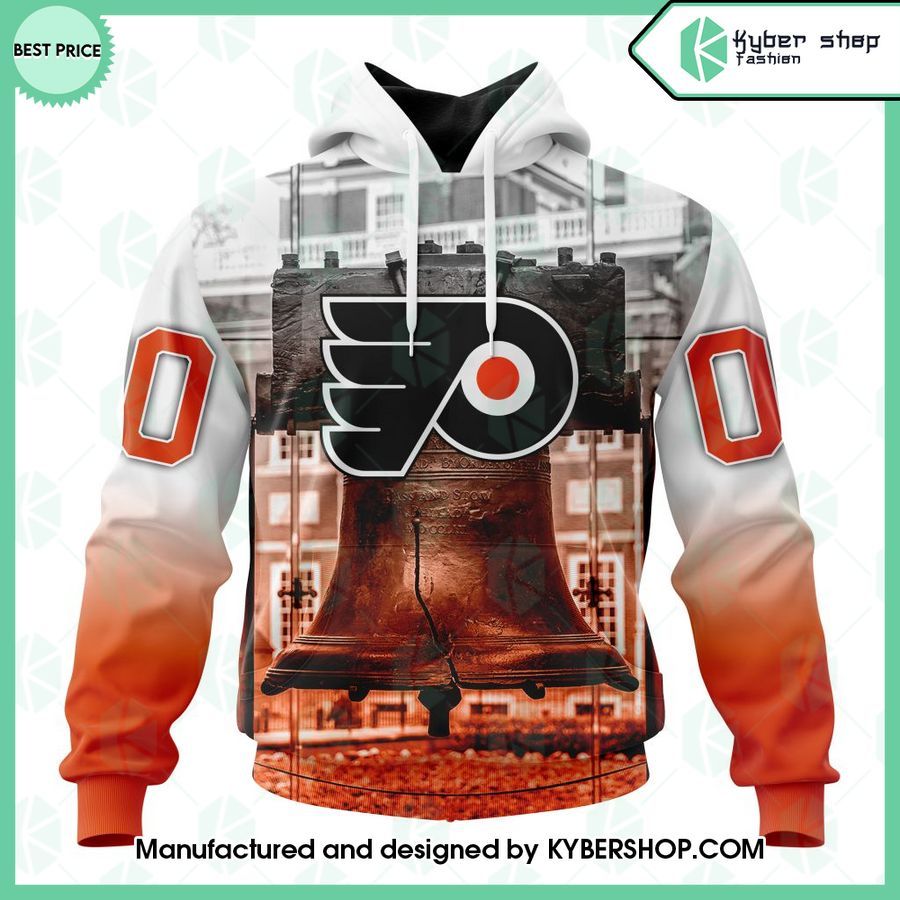 custom philadelphia flyers the liberty bell hoodie 1 888