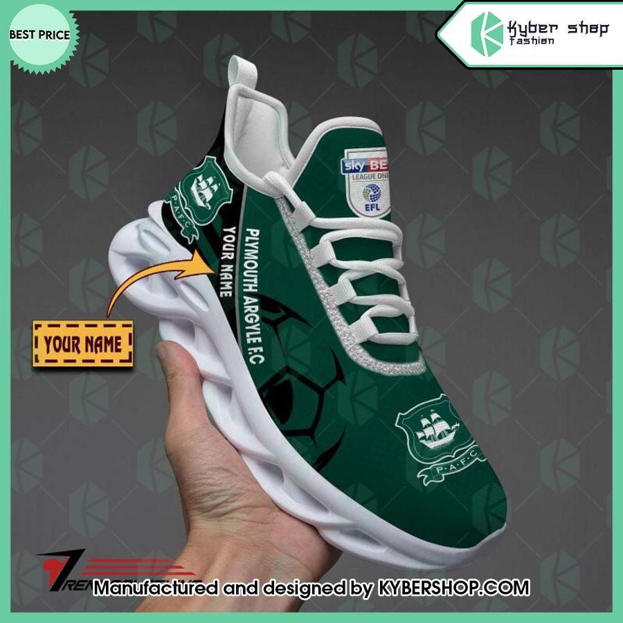 custom plymouth argyle fc max soul shoes 1 685