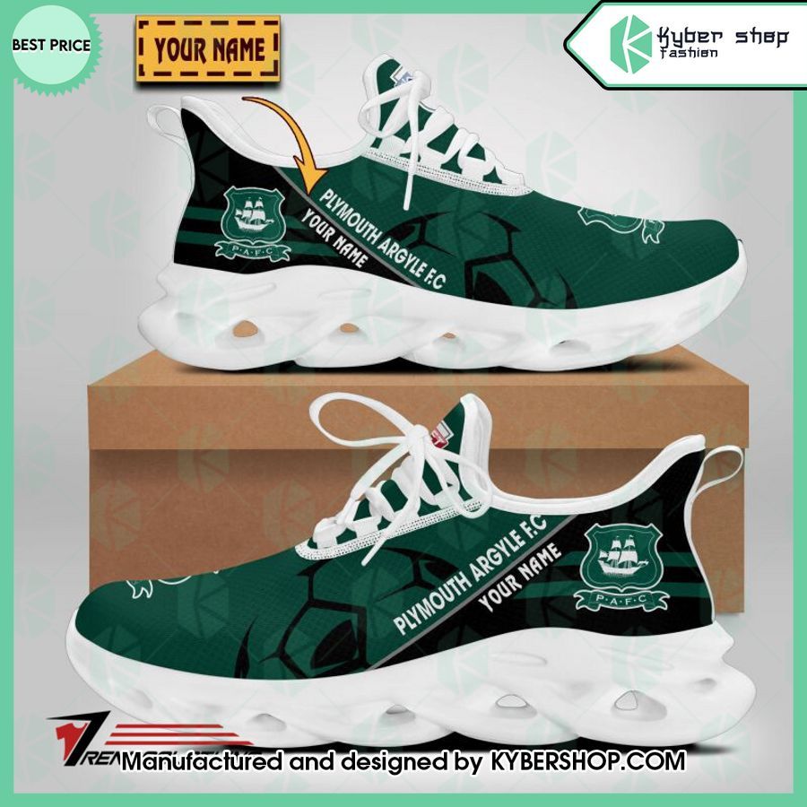 custom plymouth argyle fc max soul shoes 2 572