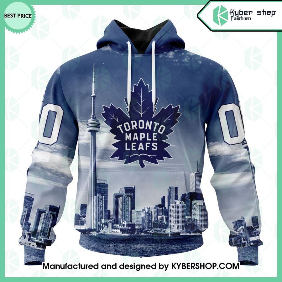 custom toronto maple leafs cn tower hoodie 1 917