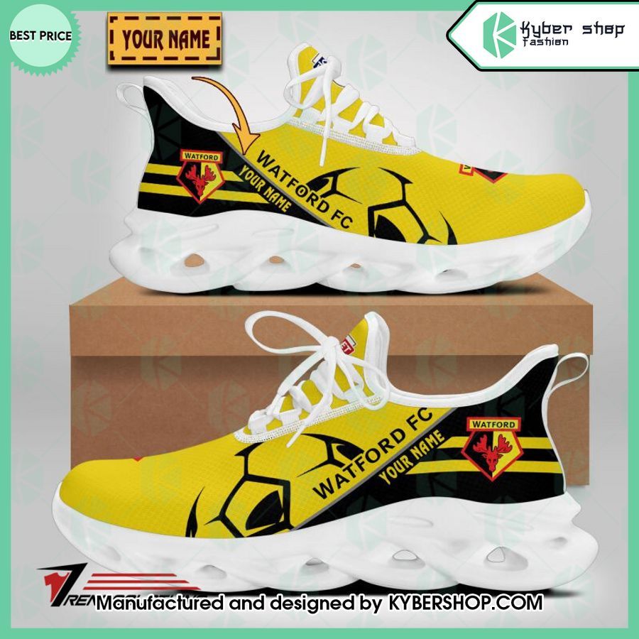 custom watford fc max soul shoes 2 334