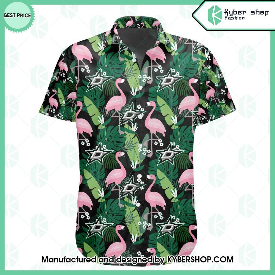 dallas stars flamingo hawaiian shirt 2 56