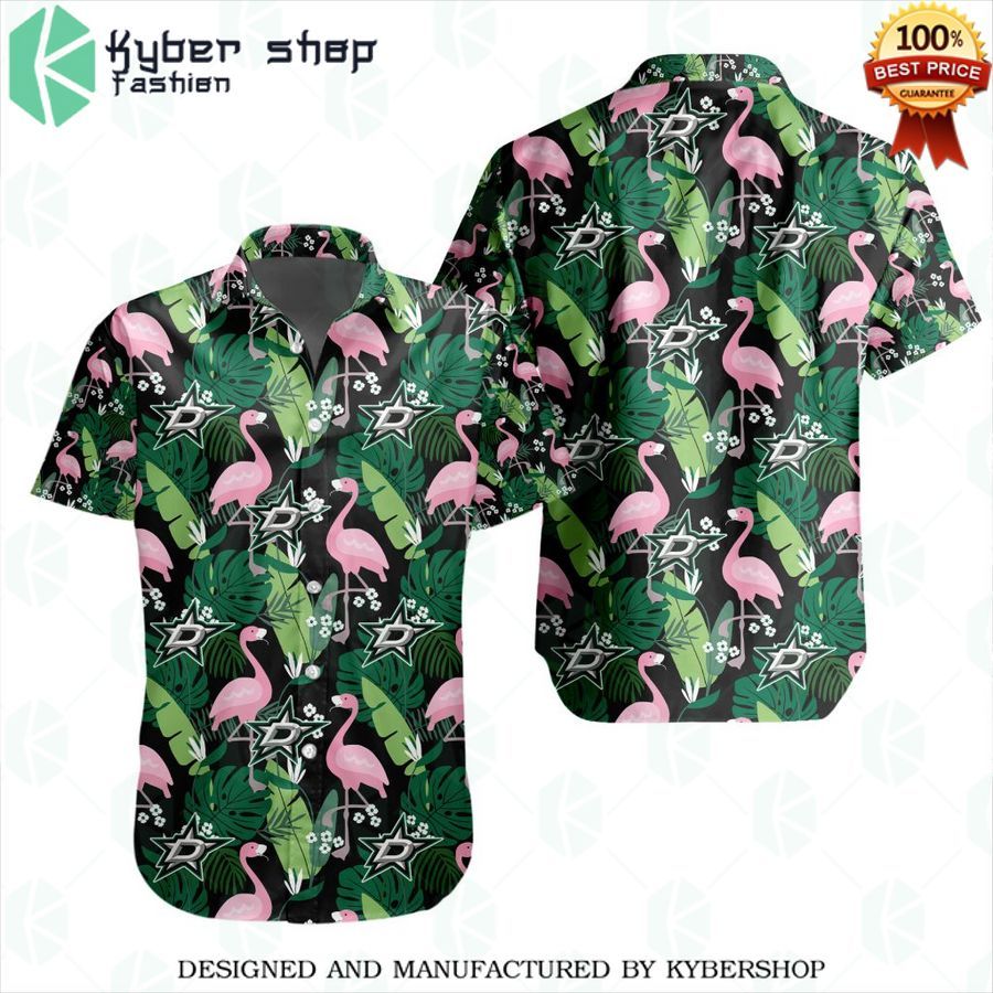 dallas stars special flamingo hawaiian shirt 1 176