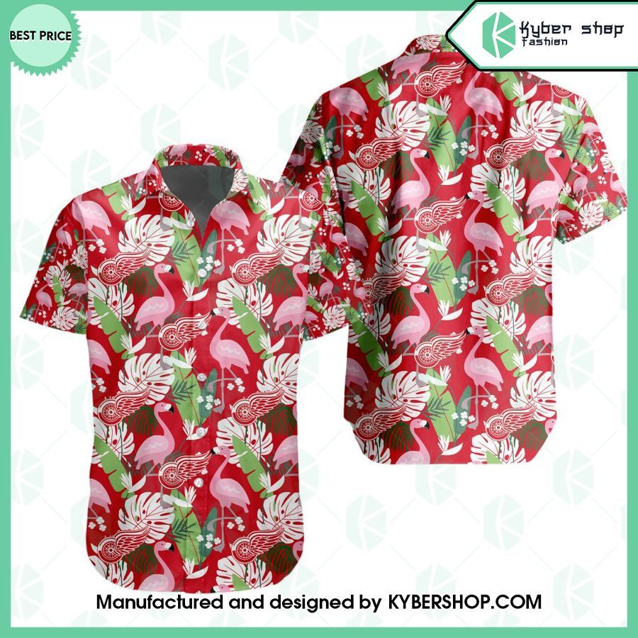 detroit red wings flamingo hawaiian shirt 1 63