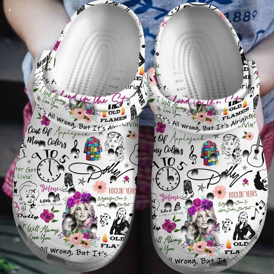 dolly parton crocs shoes 1