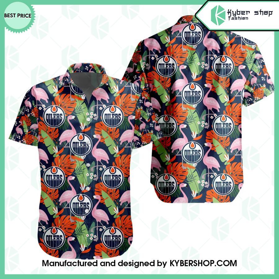 edmonton oilers flamingo hawaiian shirt 1 142