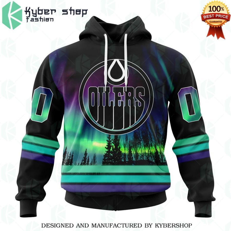 edmonton oilers special design with northern lights custom shirt 1 669