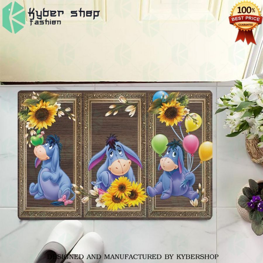 eeyore sunflowers doormat 1