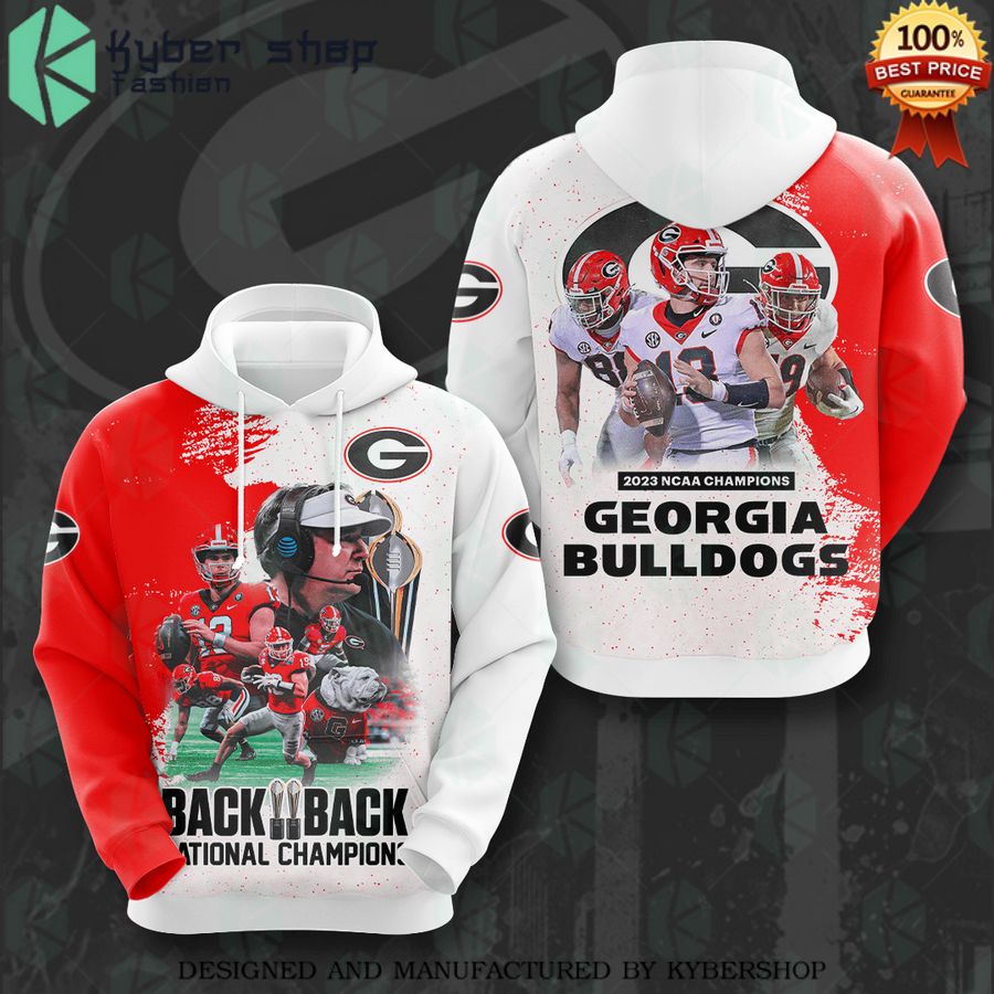 georgia bulldogs champions back back hoodie 1 120