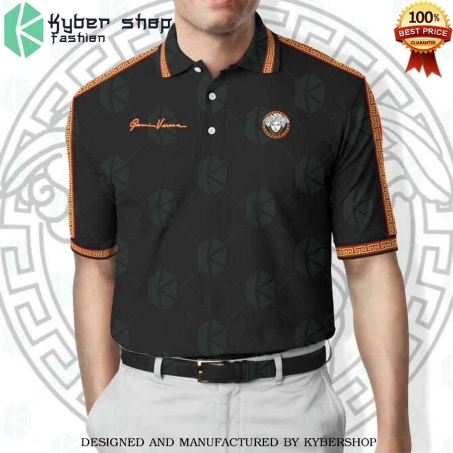 gianni versace orange polo shirt 1 348