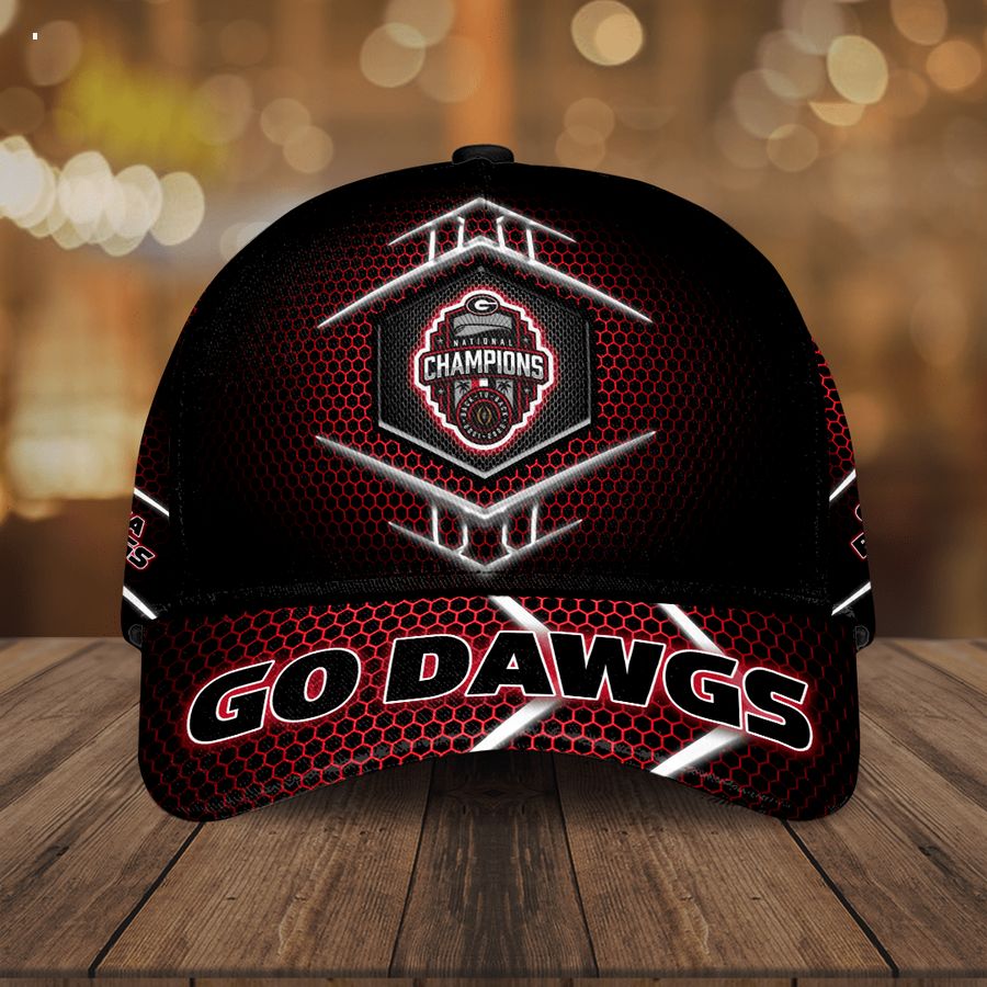 go dawgs georgia bulldogs champion cap 1