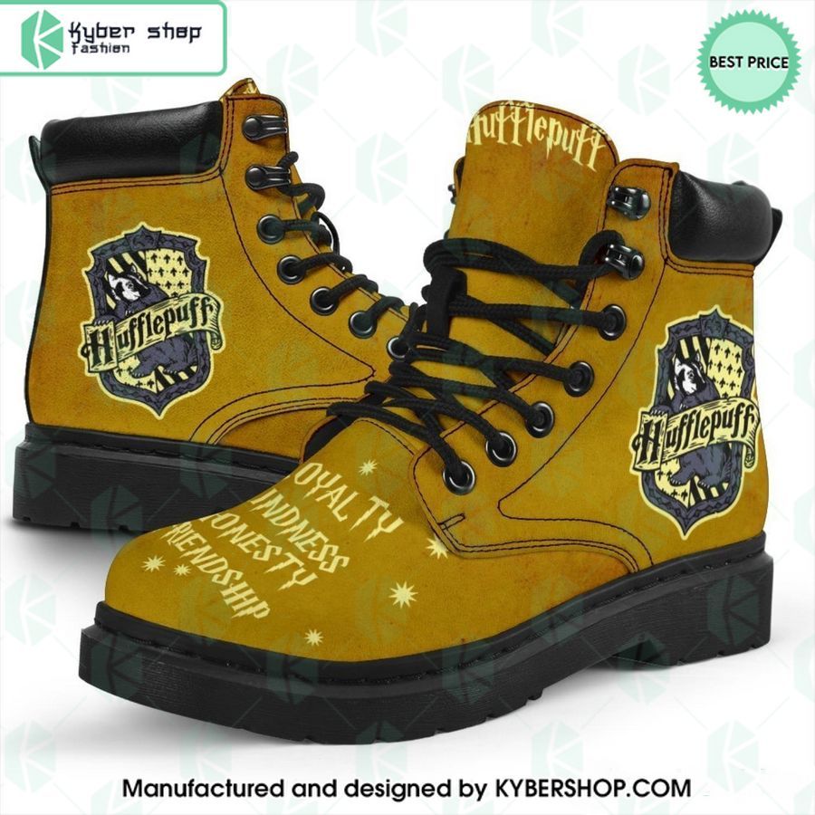 hufflepuff harry potter timberland boots 2 80