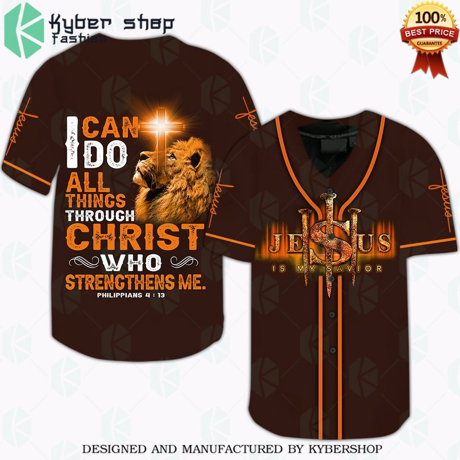 i can do all things through christ who strengthens me jesus baseball jersey 1 833