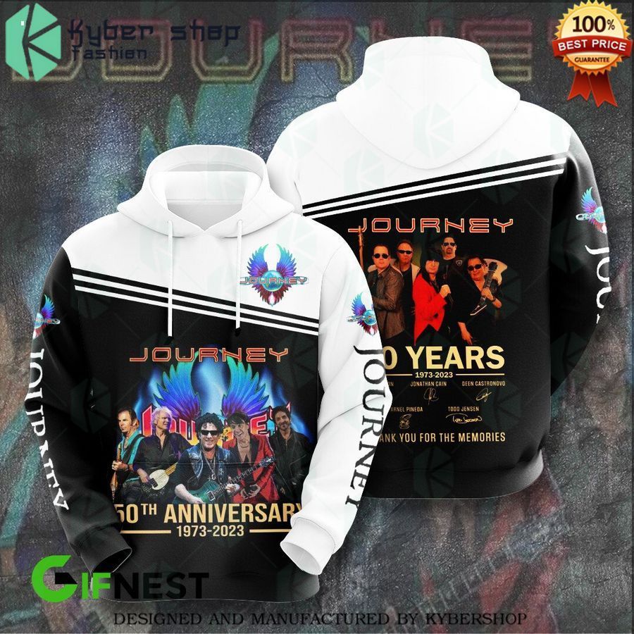 journey 50th anniversary hoodie 1