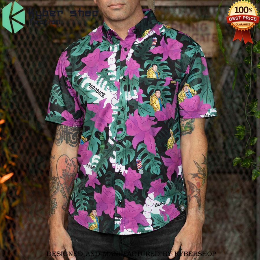 jurassic park nobody cares hawaiian shirt 2 983