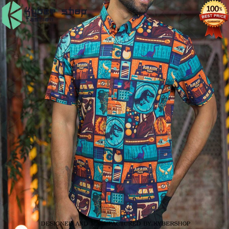 jurassic park tiki finds a way hawaiian shirt 1 525