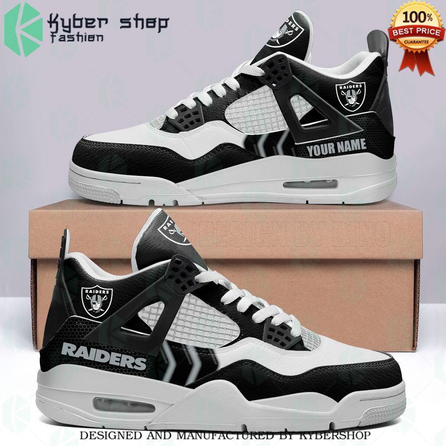 las vegas raiders air jordan 4 sneakers 1 680