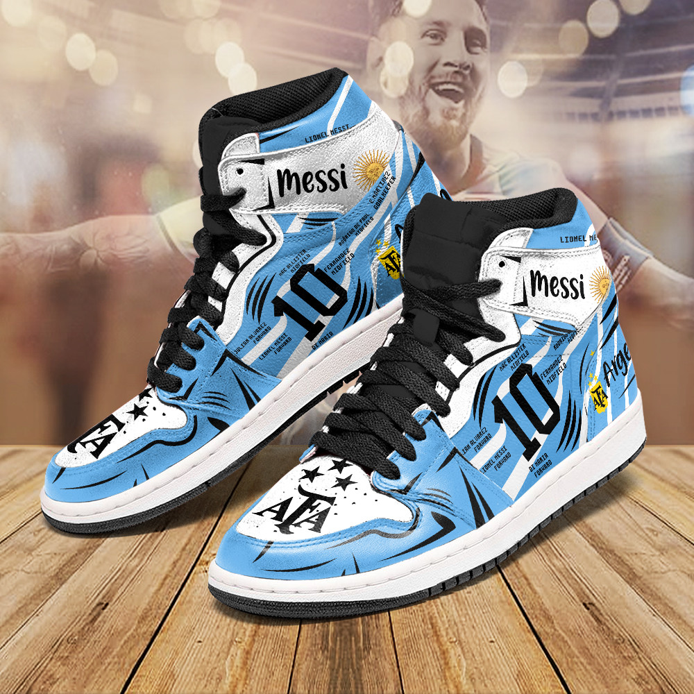 lionel messi 10 argentina air jordan high top shoes 2528 HcoFJ