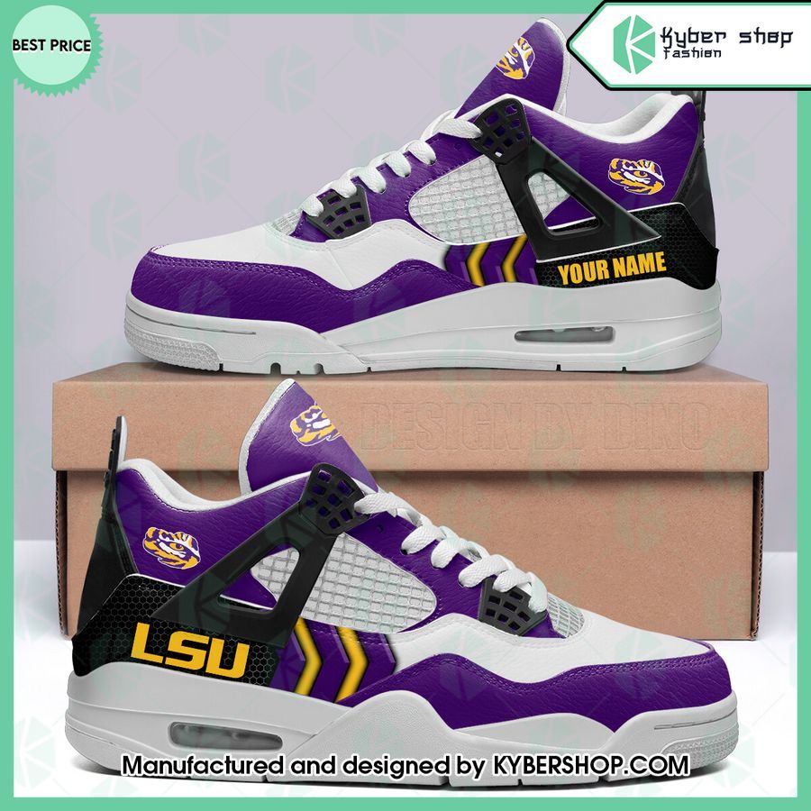 louisiana state air jordan 4 shoes 1 730