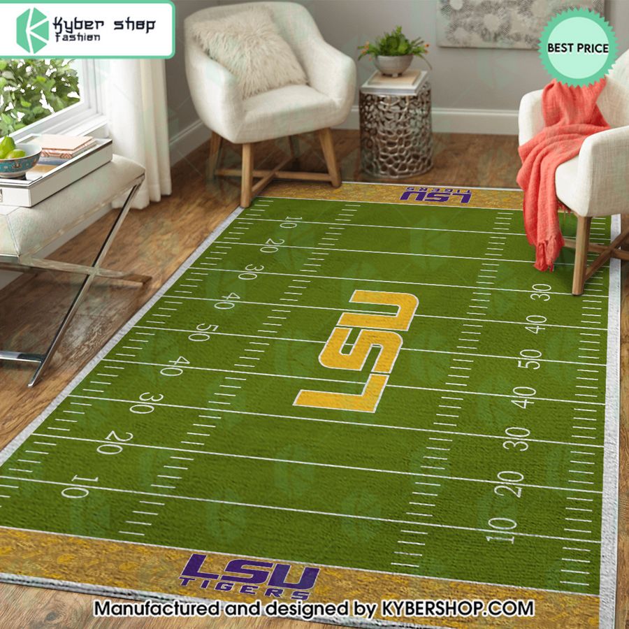 lsu tiger rectangle rug 4 733