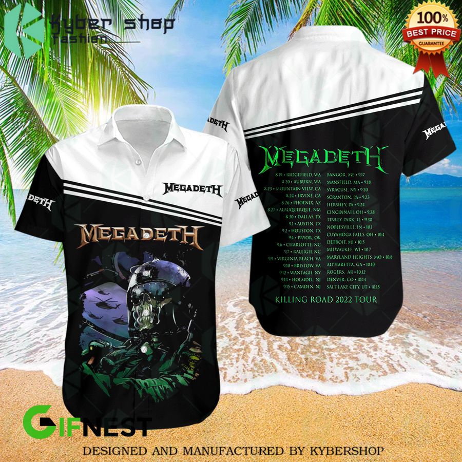 megadeth killing road 2022 tour hawaiian shirt 1 547