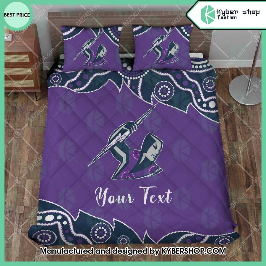 melbourne storm aborigines custom name bedding set 1 84