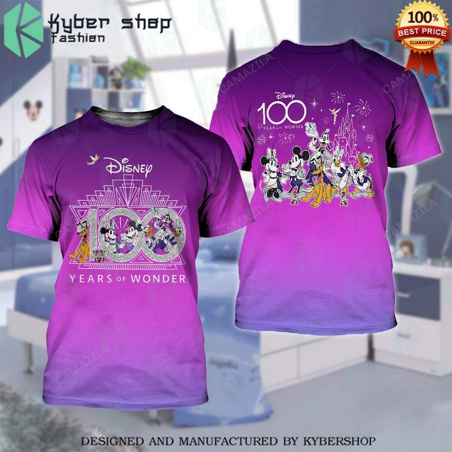 mickey and minnie mouse cartoon disney 100 years of wonder purple shirt 1 102