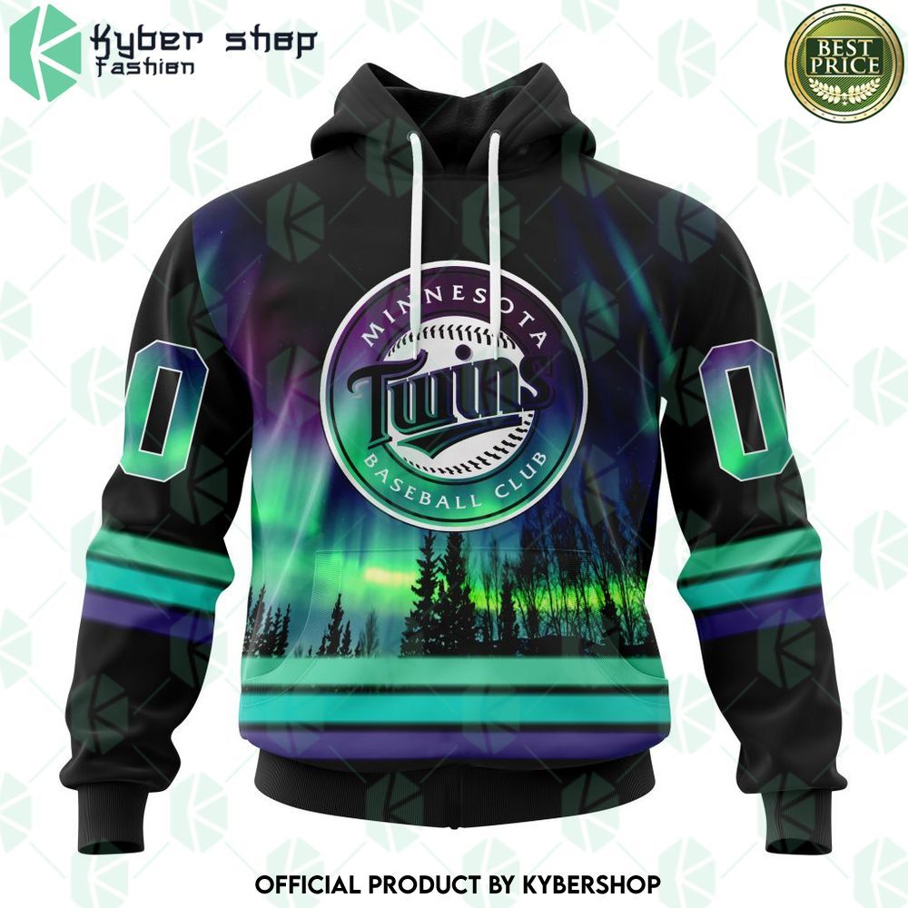 minnesota twins special design northern lights hoodie shirt 1 135