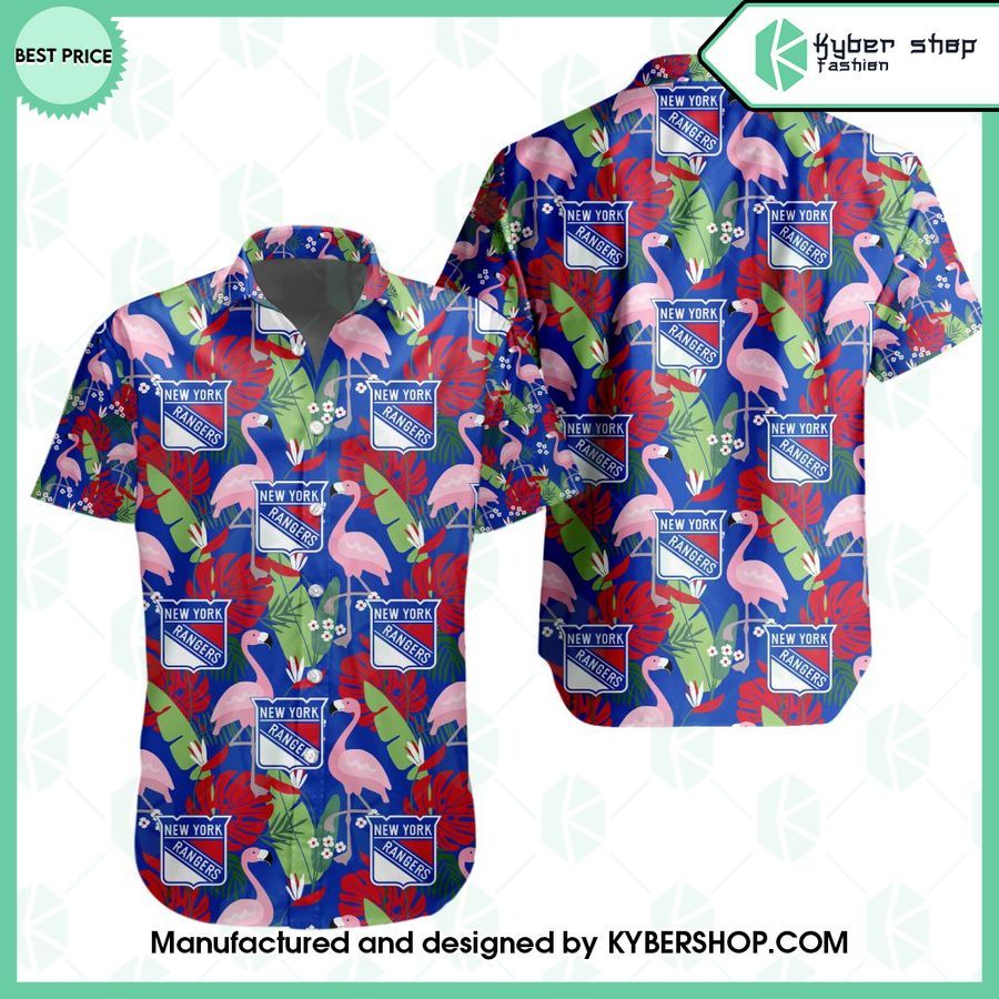 new york rangers flamingo hawaiian shirt 1 345